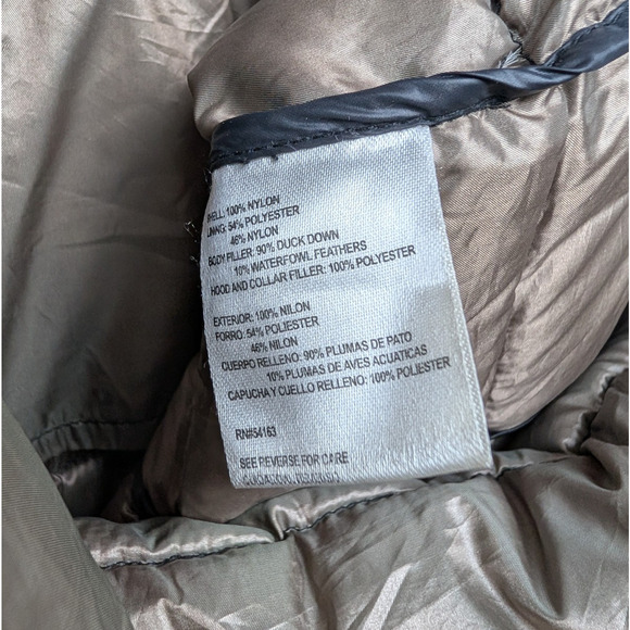 Andrew Marc Packable Down Jacket Womens Small Long Coat Lightweight Premium - Picture 8 of 8